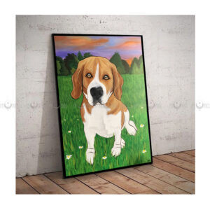 Cuadro decorativo de perro