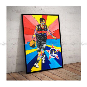 Cuadro de jugador de baloncesto